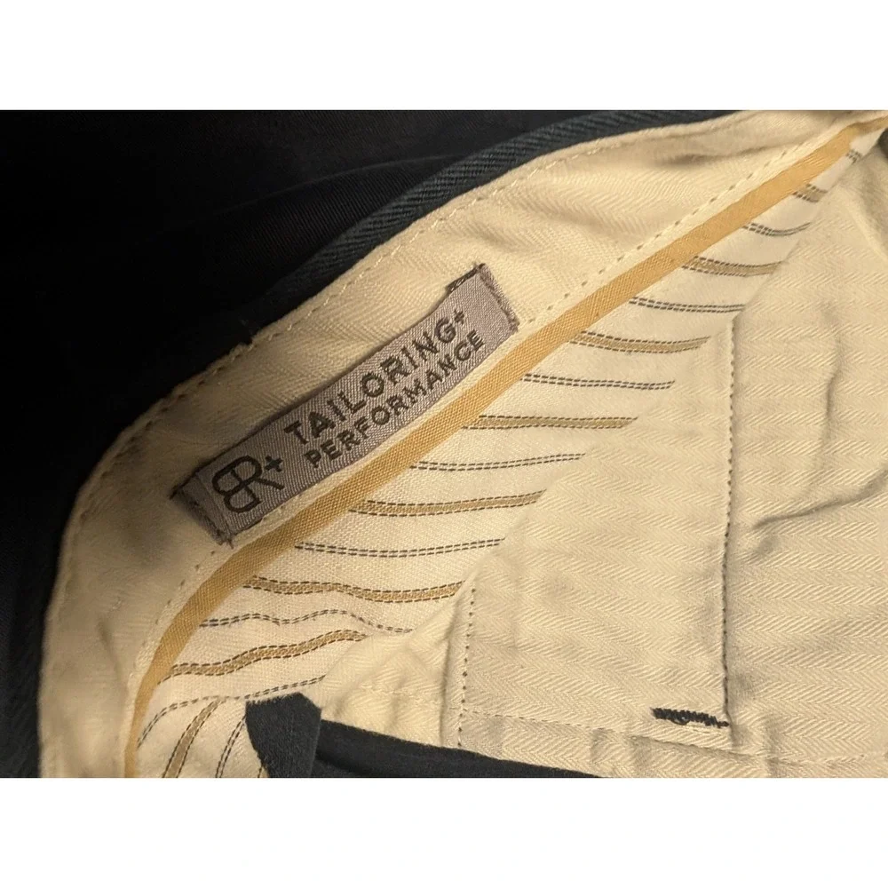 Banana Republic Aiden Chino Pants Mens 32x32 Black Casual Tailoring Performance
